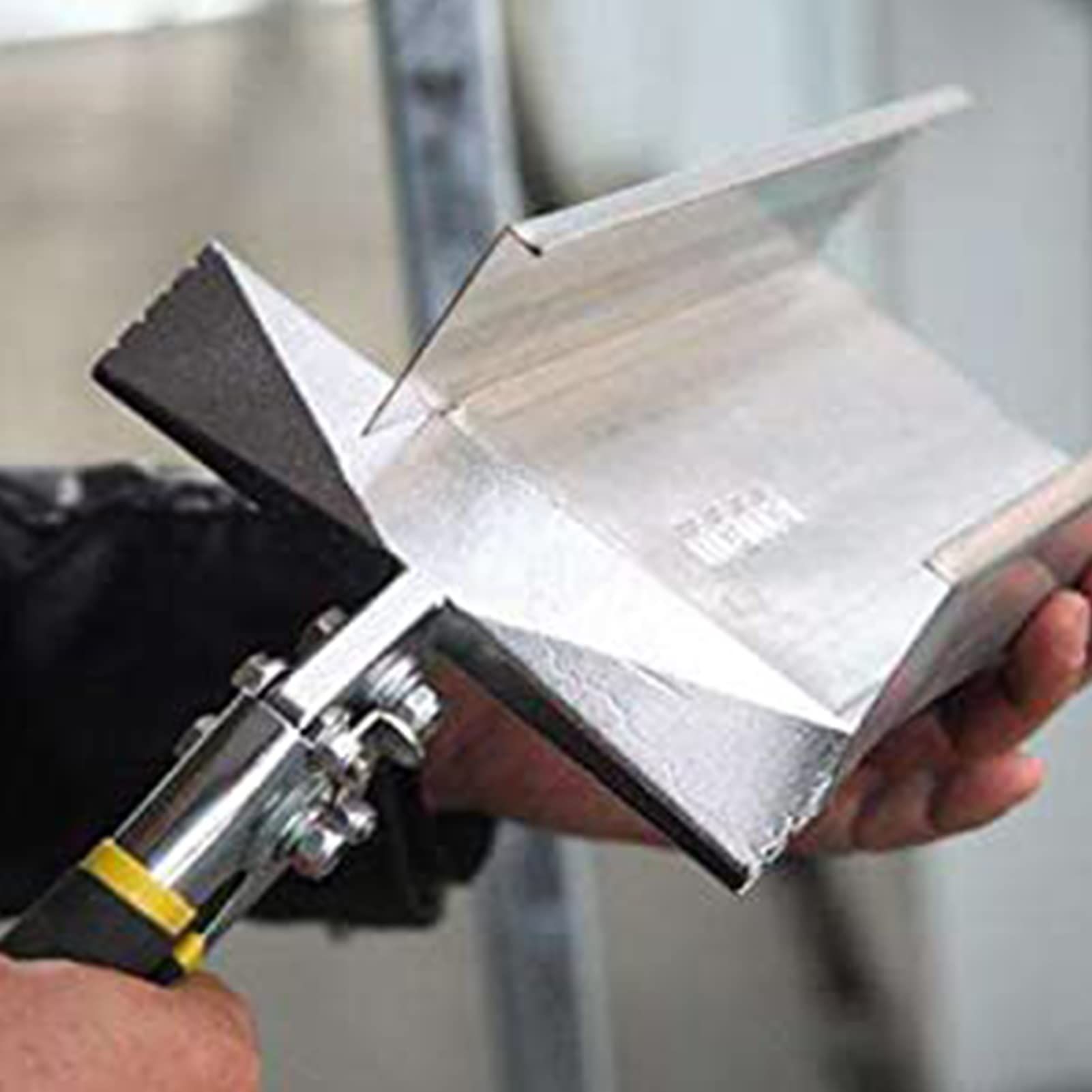 Hand Seamer Depth Markings Straight Jaw Sheet Metal Bender Tools for Bending and Flattening Sheet Metal with Double Dipped Cushion Handle(Straight style) — image 3