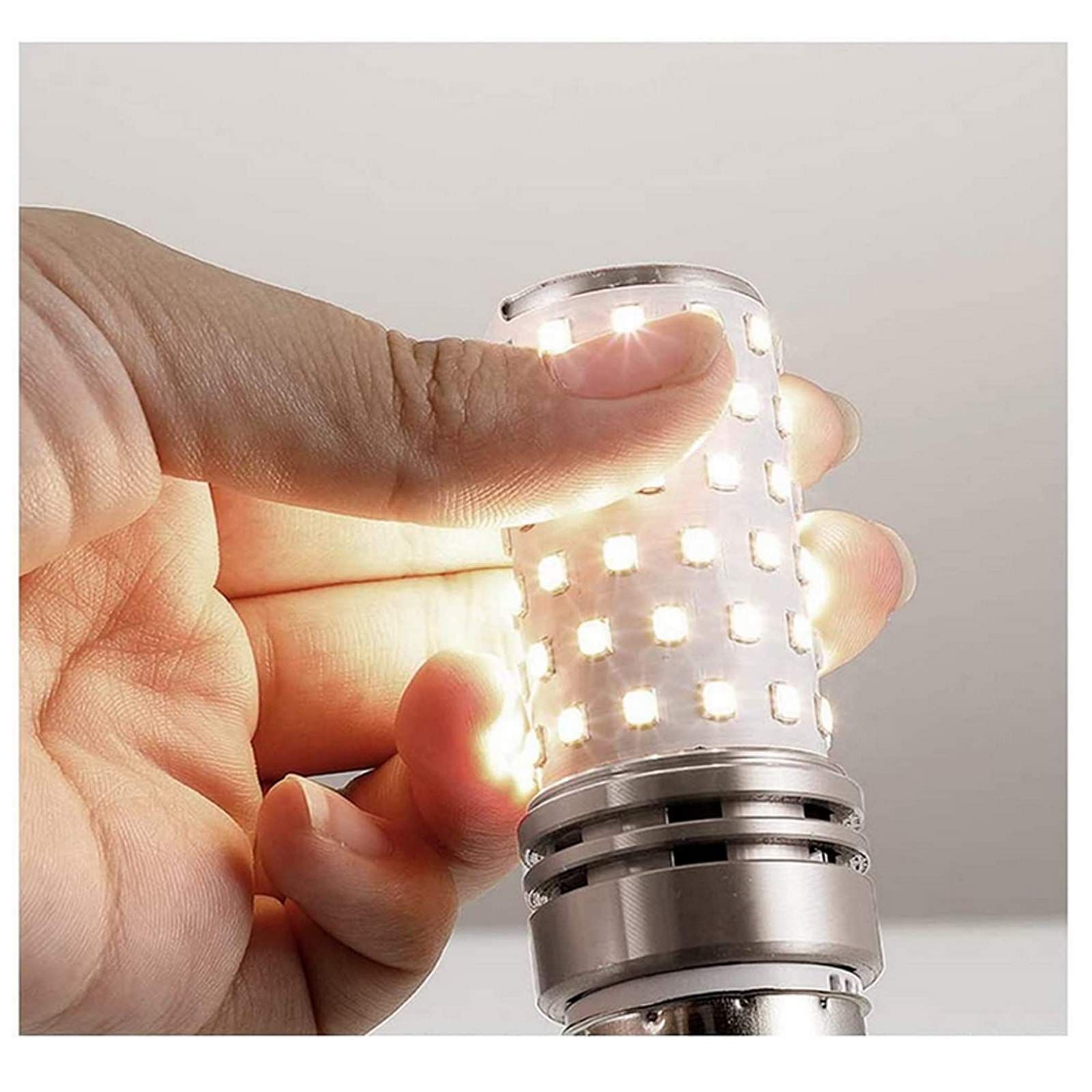 E14 LED Corn Bulbs 4000K, 16W Europe Base Candelabra LED Light Bulbs, Bright Light Bulbs for Home Lighting, Non-Dimmable-3PCS โ image 2
