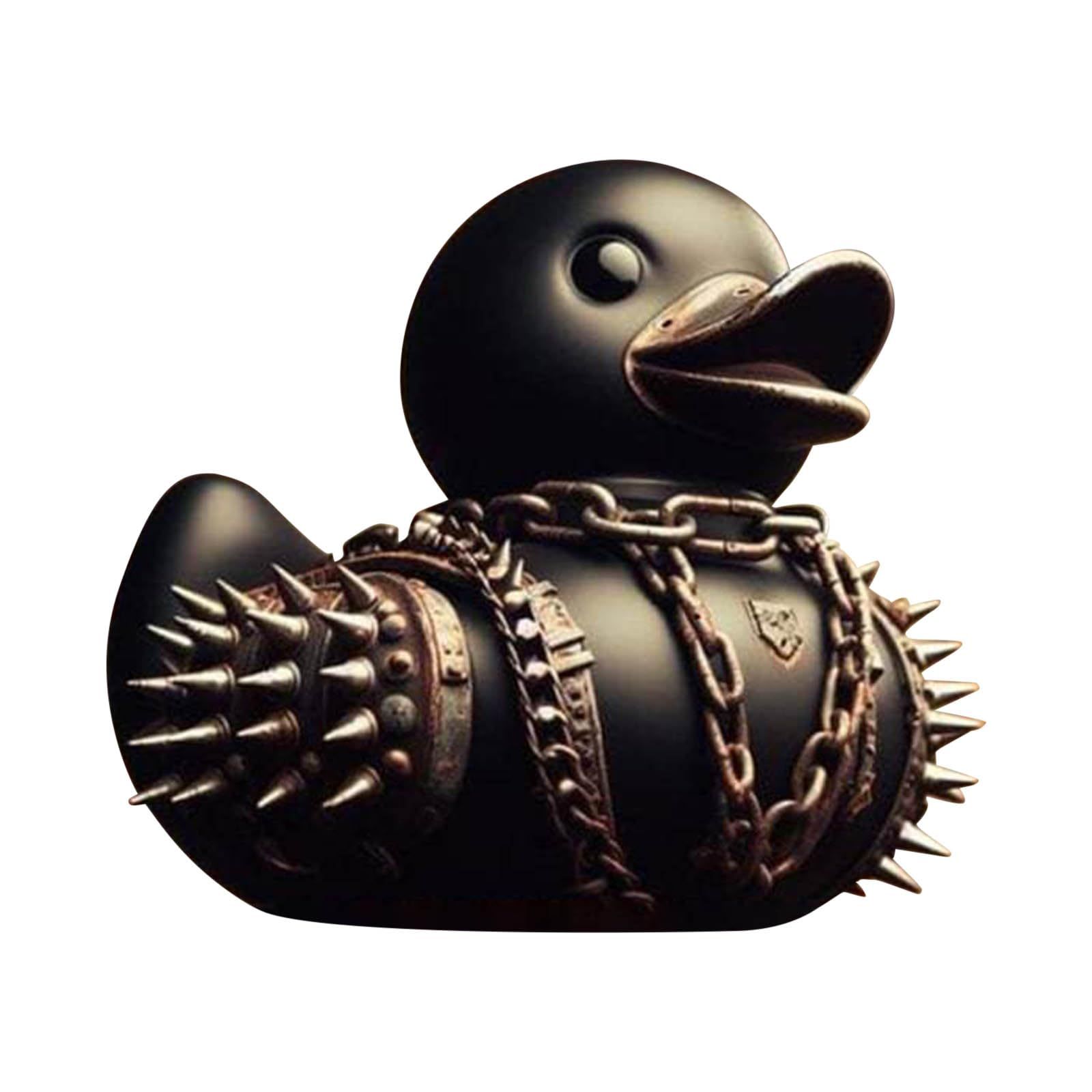 Duck,Dark Punk Gothic Style Ducks,Handsome and Unique Duck Decorative Ornaments for Bars,Cabinets,Desktops,Cars