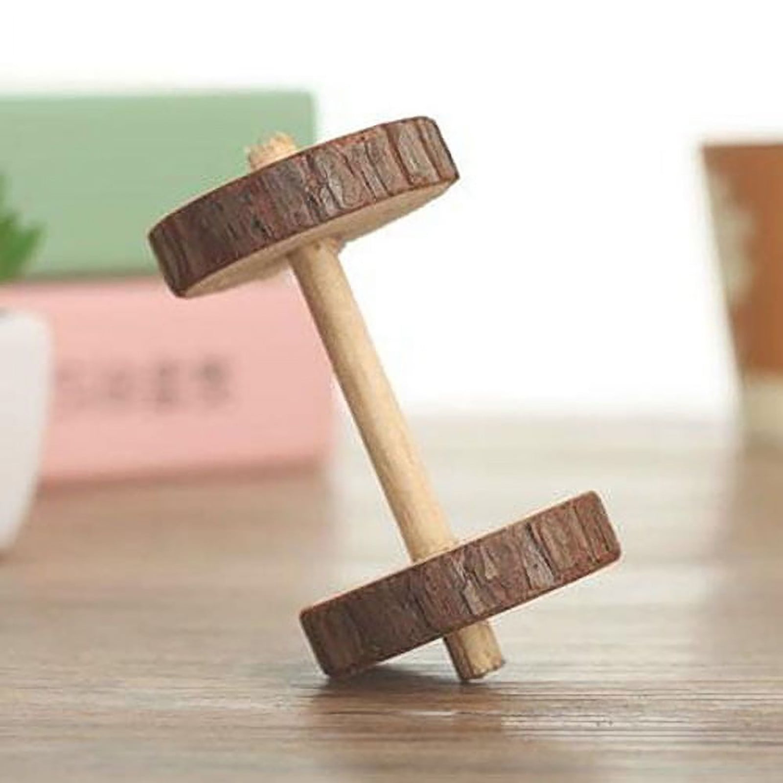 Wooden Hamster Molar Chew Toy, Natural Pine Small Pet Accessory for Guinea Pig Chinchilla Bunny Teeth Care โ image 6
