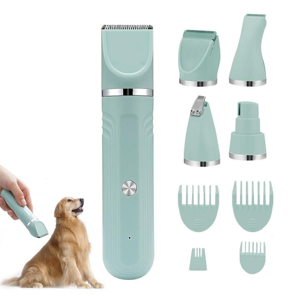4-in-1 Dog Hair Clipper Dog Paw Trimmer Dog Grooming Kit White — image 5