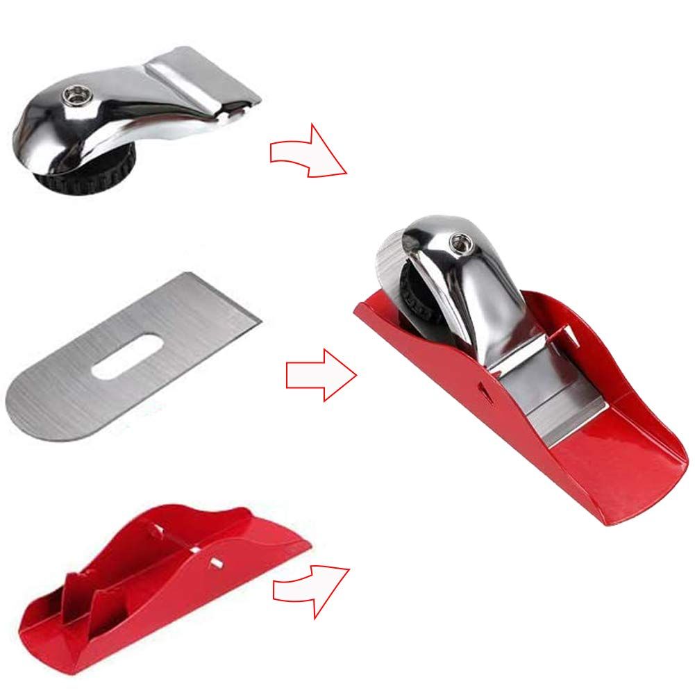 Mini Hand Planer Small Trimming Planer Woodworking Pocket Plane Hand Plane with Blade Adjustable Block Plan โ image 4