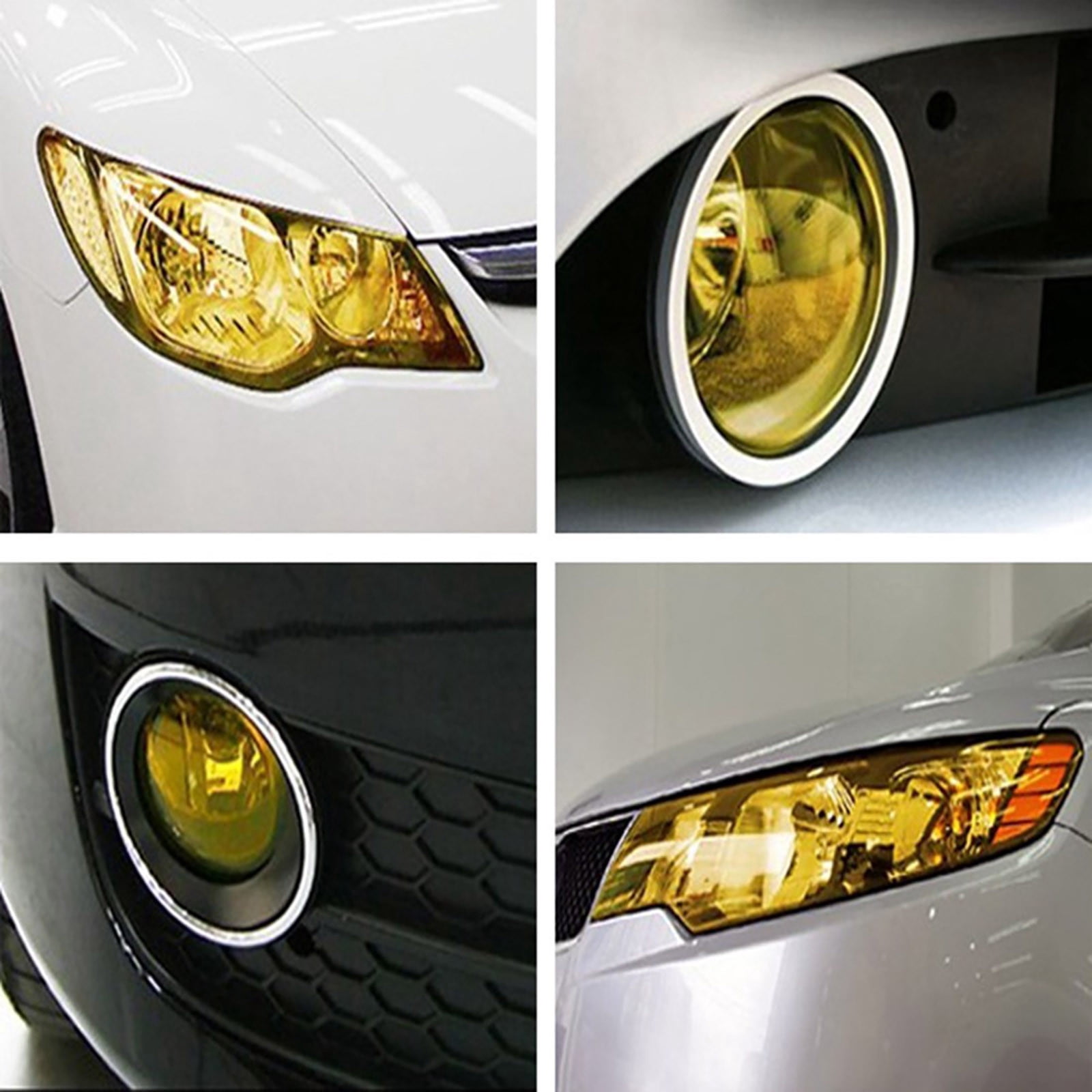 Car Headlight Color Change Film,Translucent PVC Light Sticker with Strong Adhesion,Easy Application & Bubble-Free Removal,DIY, Green, 30 x 100 cm โ image 5