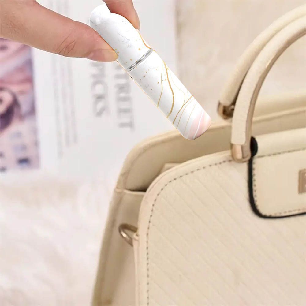 Fresh Floral Printed 5ml Travel Perfume Bottle, Easy Bottom Refill Pocket Scent Atomiser 3 Pack, Green Floral — image 4