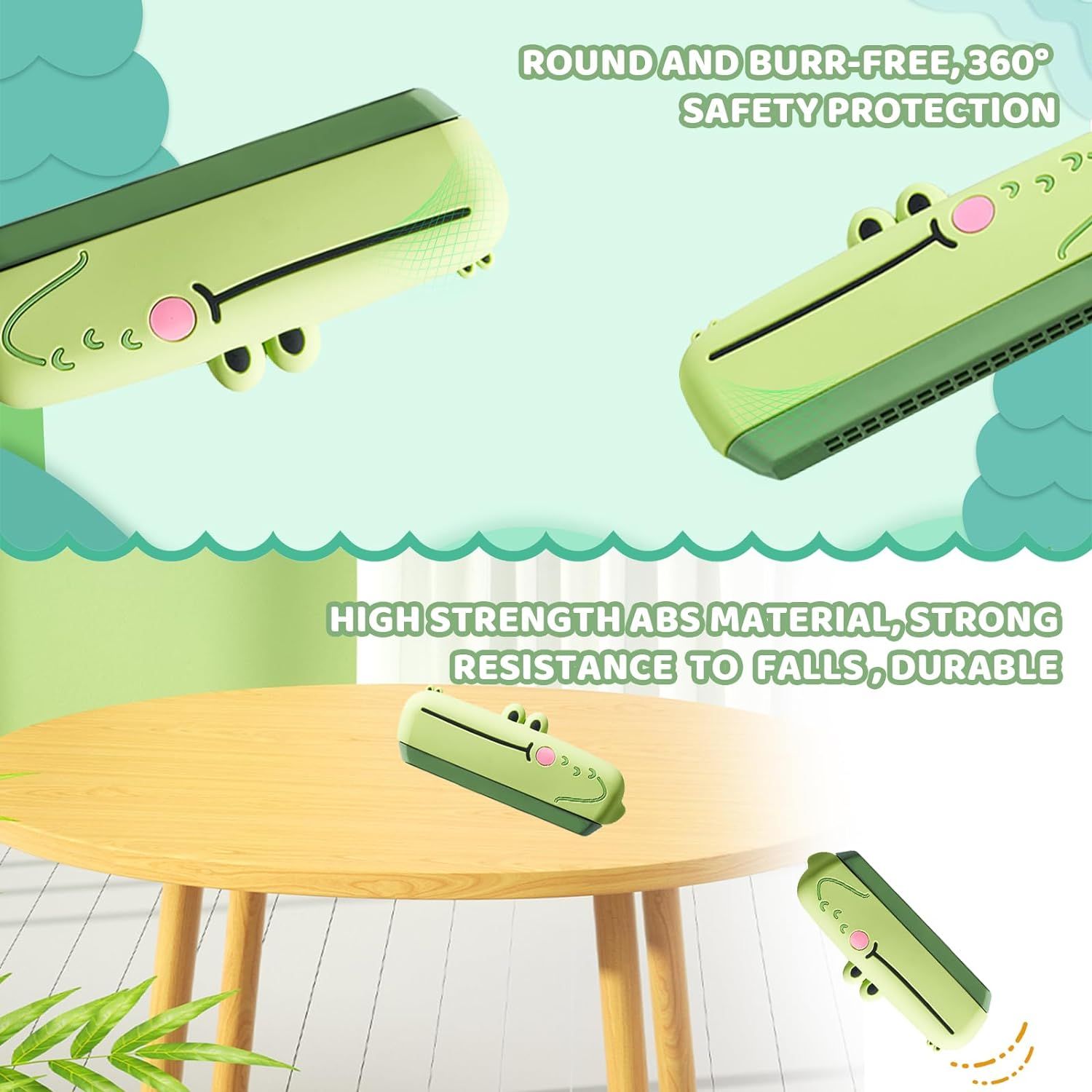 16-hole Early Learning Beginner Harmonica (Alligator) Harmonica for Kids, Diatonic Harmonica with Protective Cover — image 3