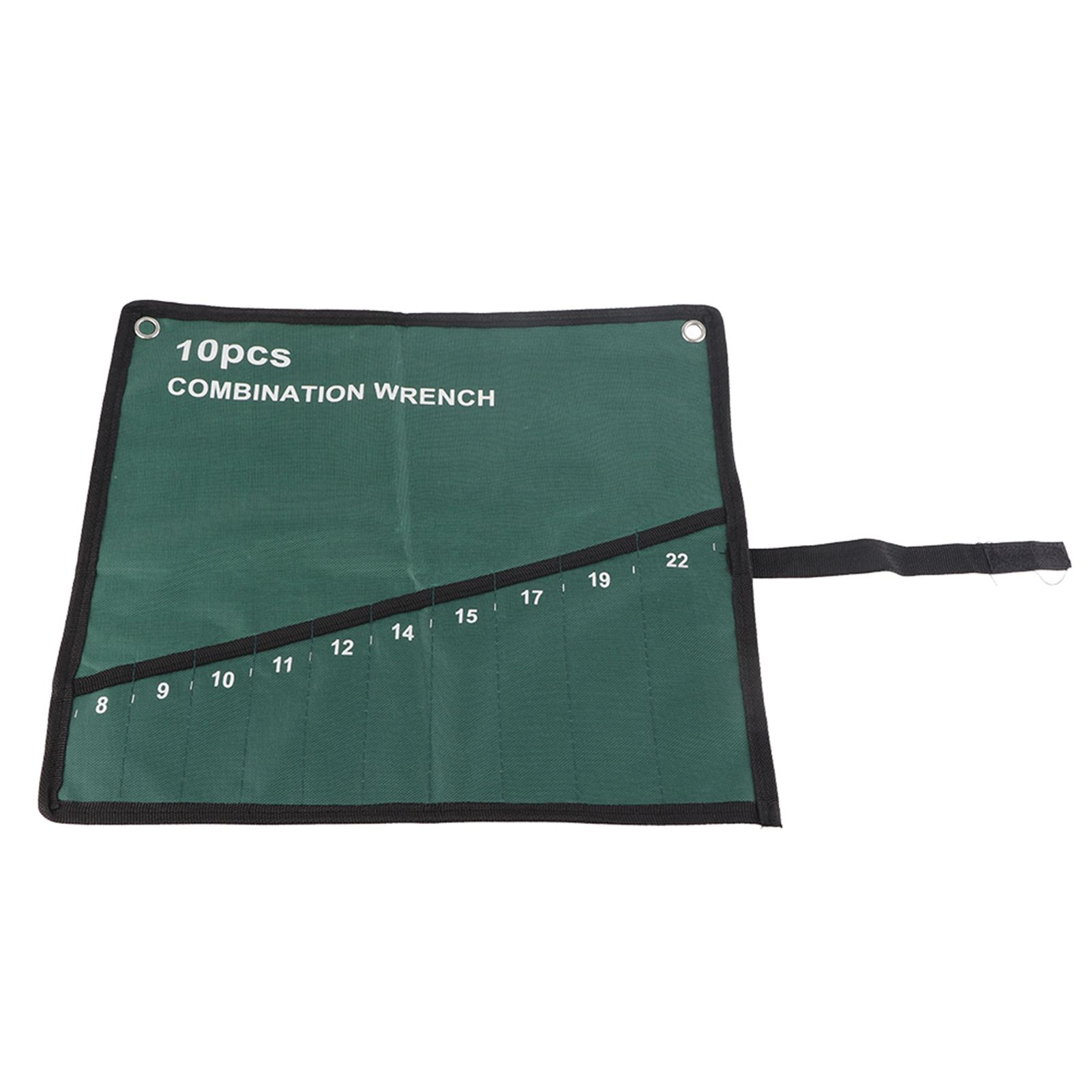 Multi Pocket Canvas Roll Up Tools Storage Bag Spanner Plier Wrench Holder Organizer(10 Pockets)