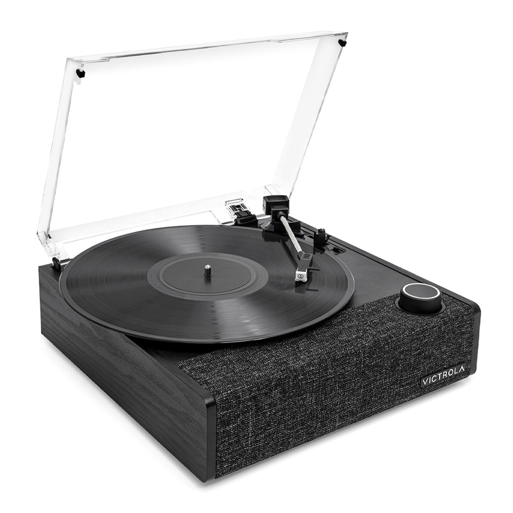 Victrola Eastwood II Turntable - Black + Gadhouse Vinyl Rack Bundle - Black β image 6