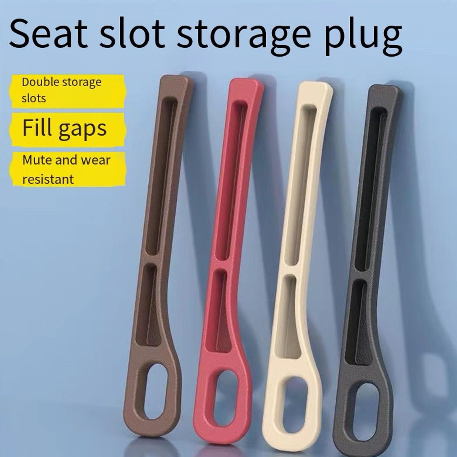 2PCS Nodrop Seat Guard,Car Seat Side Gap Filler, Place Your Phone, Cards, Wallet, Side Gap Fillers for All Cars Place Your Phone, Cards, Wallet (BLACK B) โ image 6