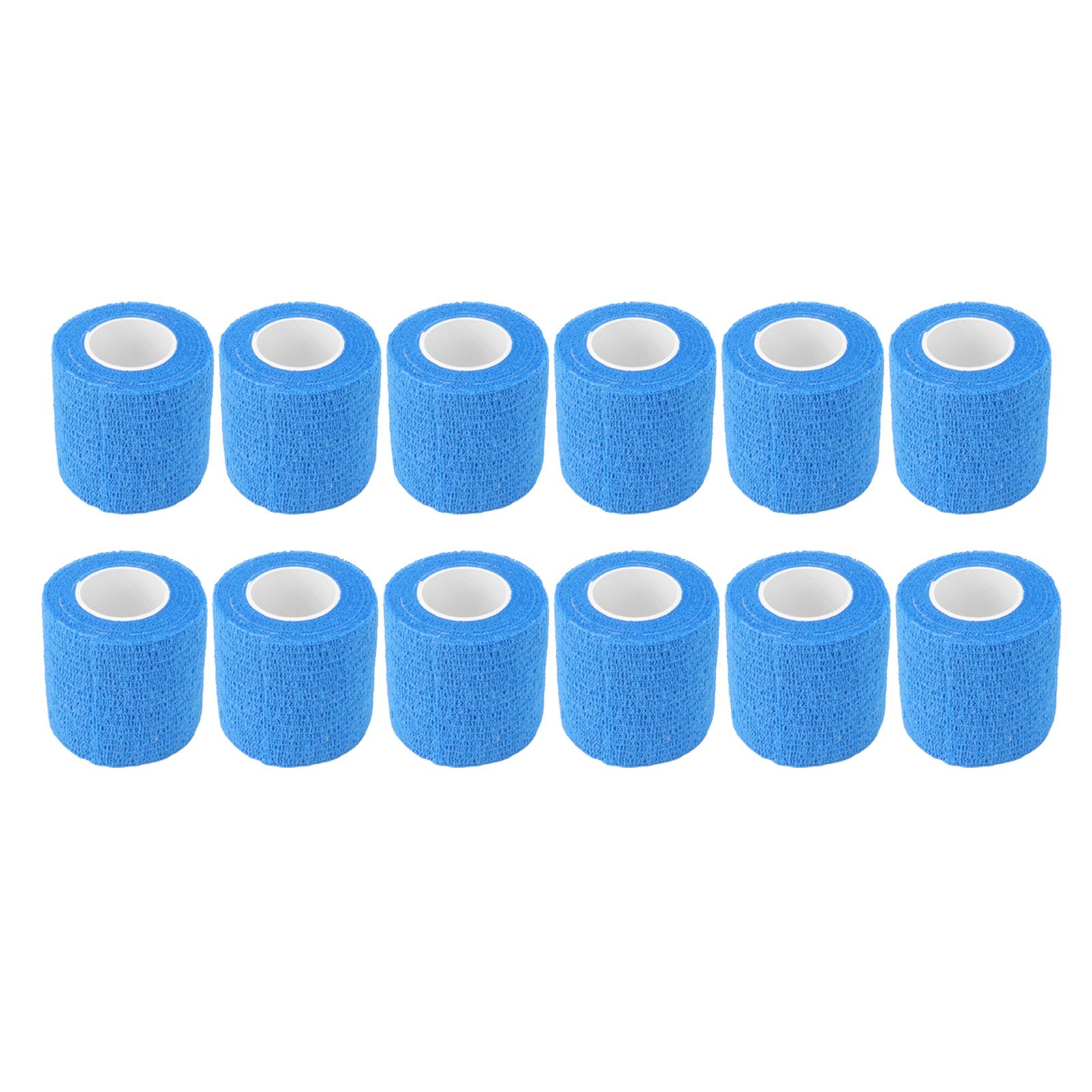 12 Pack 4.5M Animal Elastic Bandage Self Adhesive Cow Hoof Repairing Bandage Non Woven Polyester Waterproof for Livestock Blue โ image 6