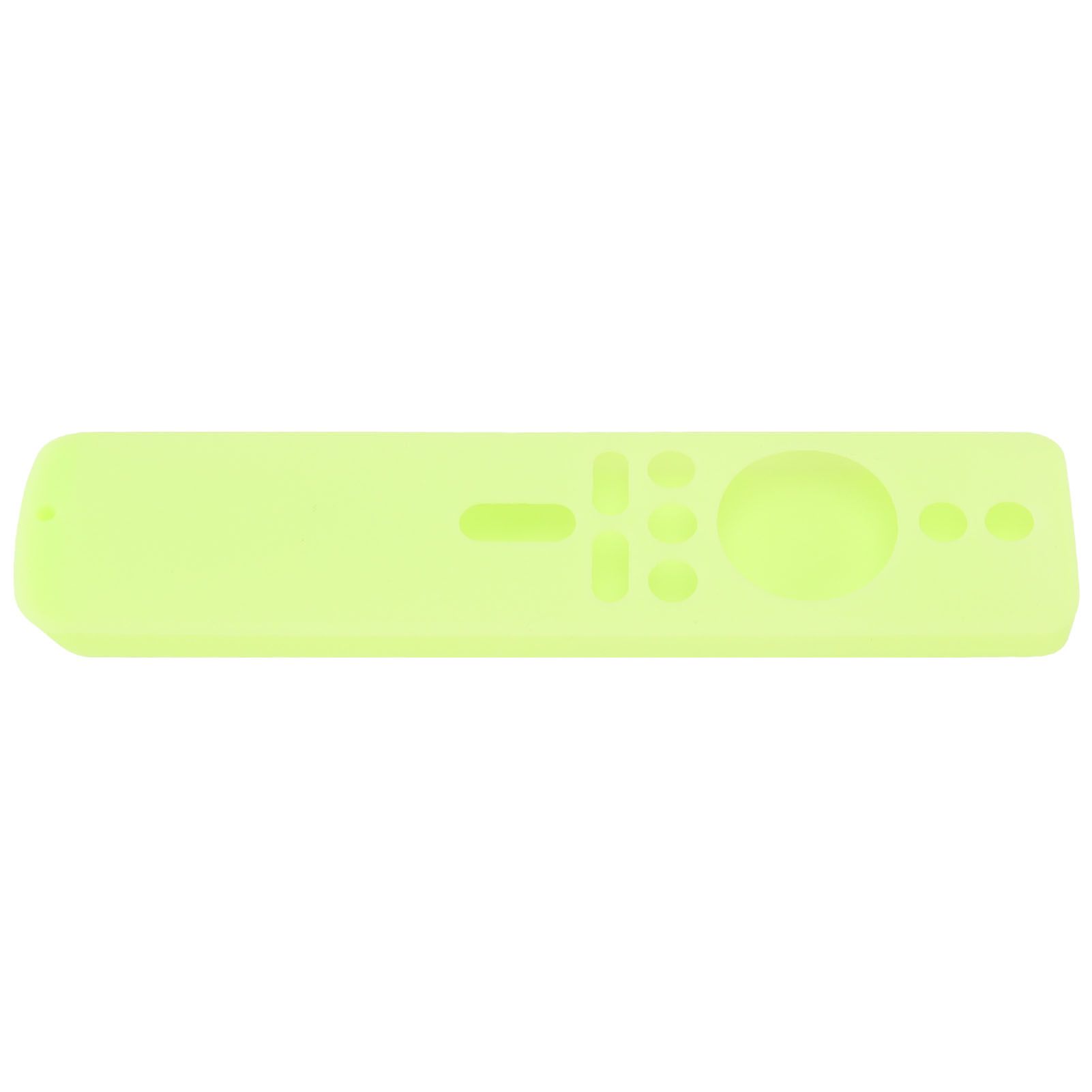 Silicone Protective Cover for Xiaomi TV Stick 4K Anti Slip Remote Control Case with Lanyard Fluorescent Green โ image 3