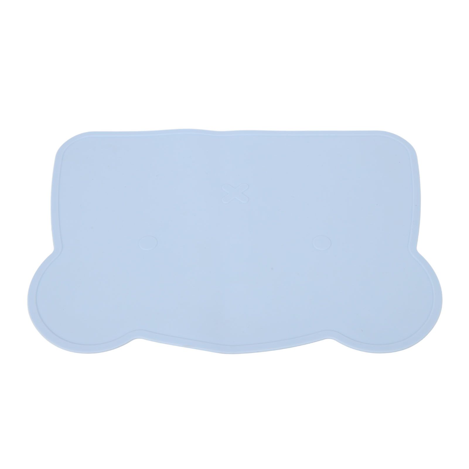 Silicone Placemat Thicken Heat Insulation Anti Slip Soft Elastic Silicone Bear Placemat for Home Hotel Restaurant Blue โ image 5