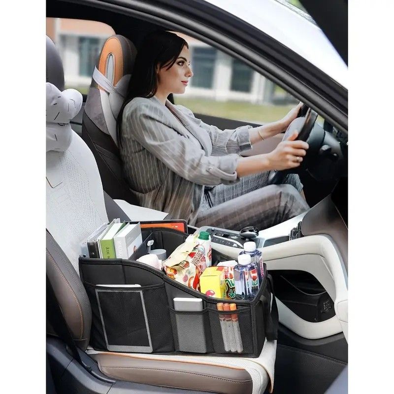 Car Multi-Compartment Organizer: Non-Slip & Spacious, 4-Section Storage for a Tidy Interior — image 3