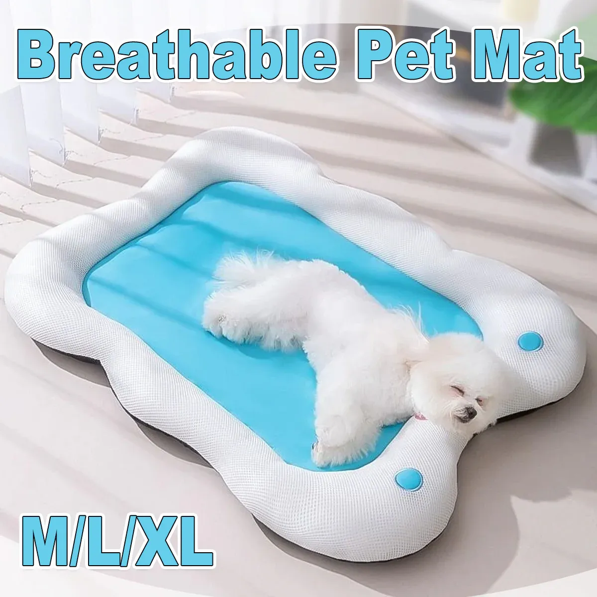 Soft Pet Bed for Dogs and Cats Washable Cushion Kennel Indoor Sleeping Mat Use - M — image 2