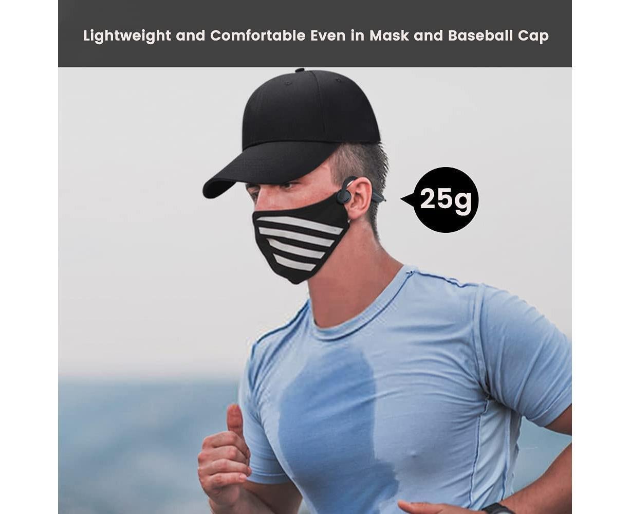 Air Open Ear Bone Conduction Headphones Wireless Bluetooth 5.0 with Mic — image 4