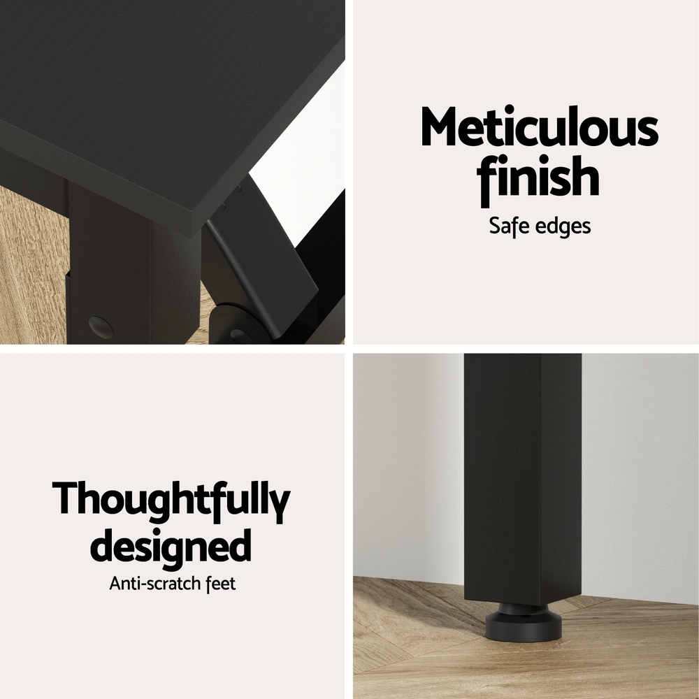 Artiss Computer Desk Foldable Balck 80CM โ image 6