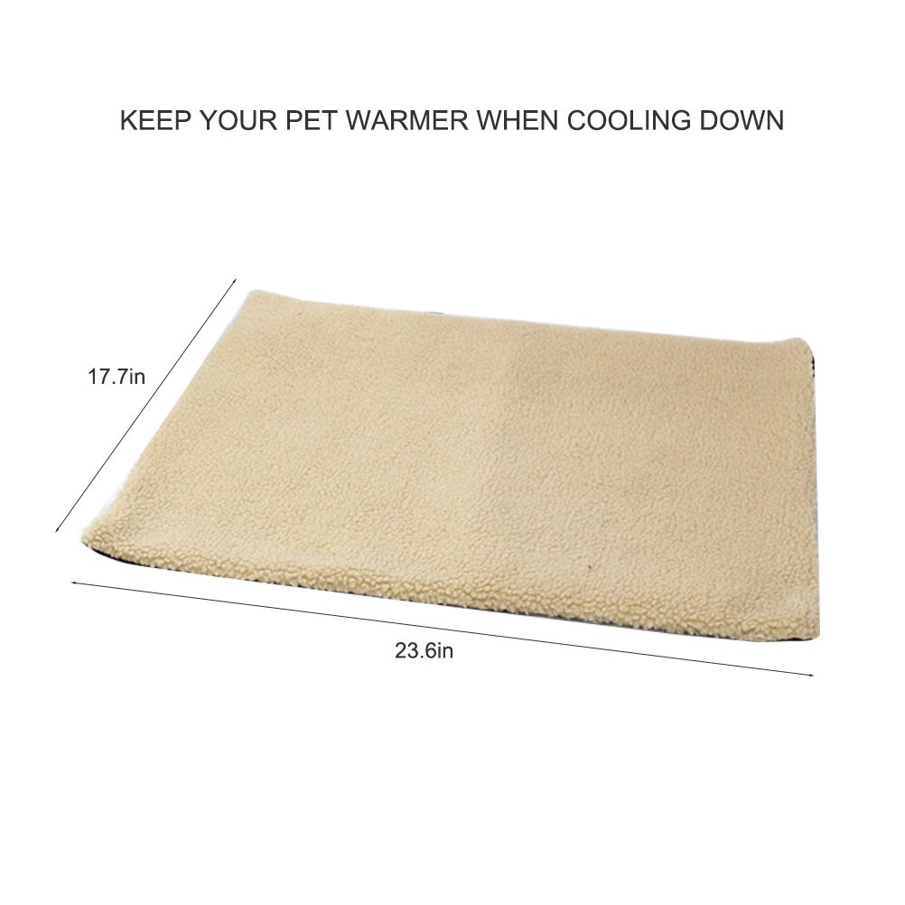 Pet Blanket Self Heating Blanket for Cats Dogs Heating Mat Warm Cozy Pet Blanket Bed Mat — image 3