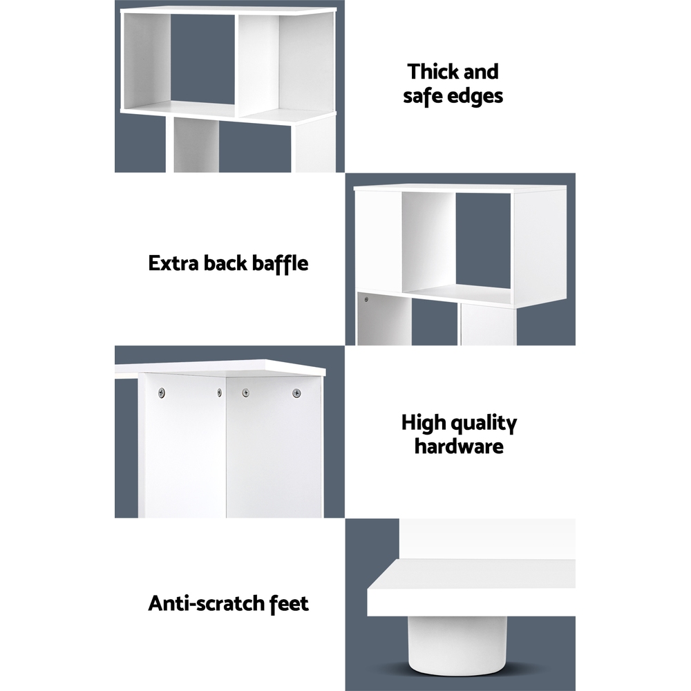 Artiss Bookshelf 3 Tiers - NINA White β image 6