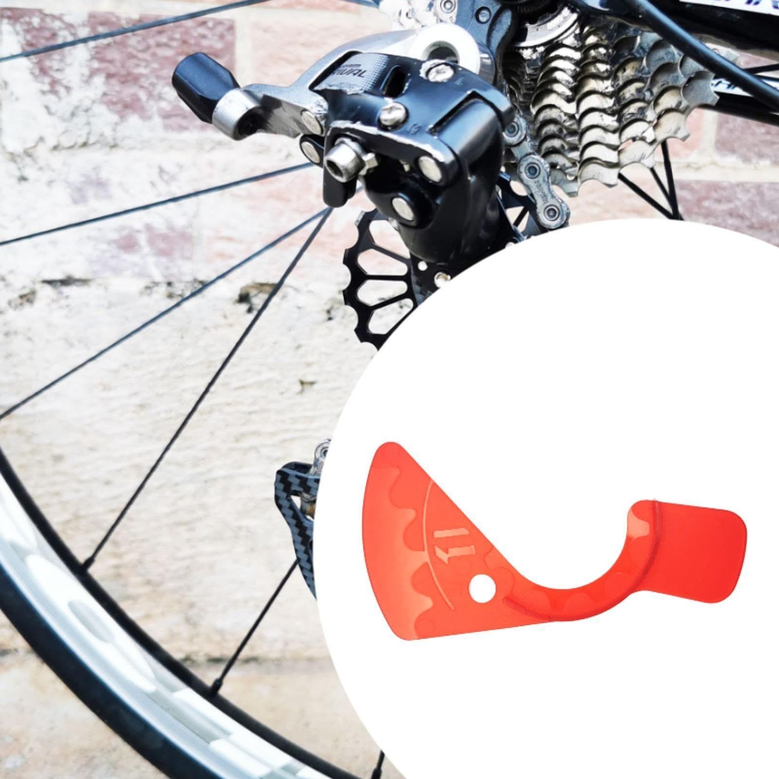 Bicycle Derailleur Adjuster Chain Gap Adjustment for Hiking, Road, City, Mountain Bike and Racing (Red) -1PCS — image 5