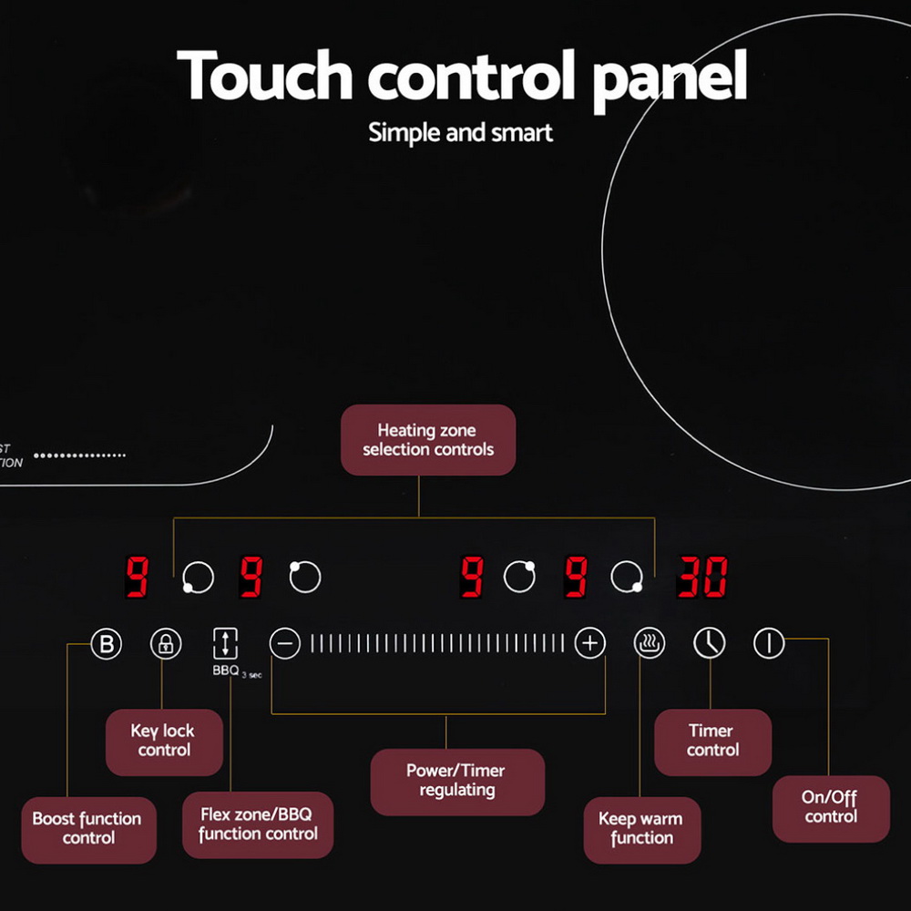 Devanti Induction Cooktop 60cm Electric Cooker โ image 6