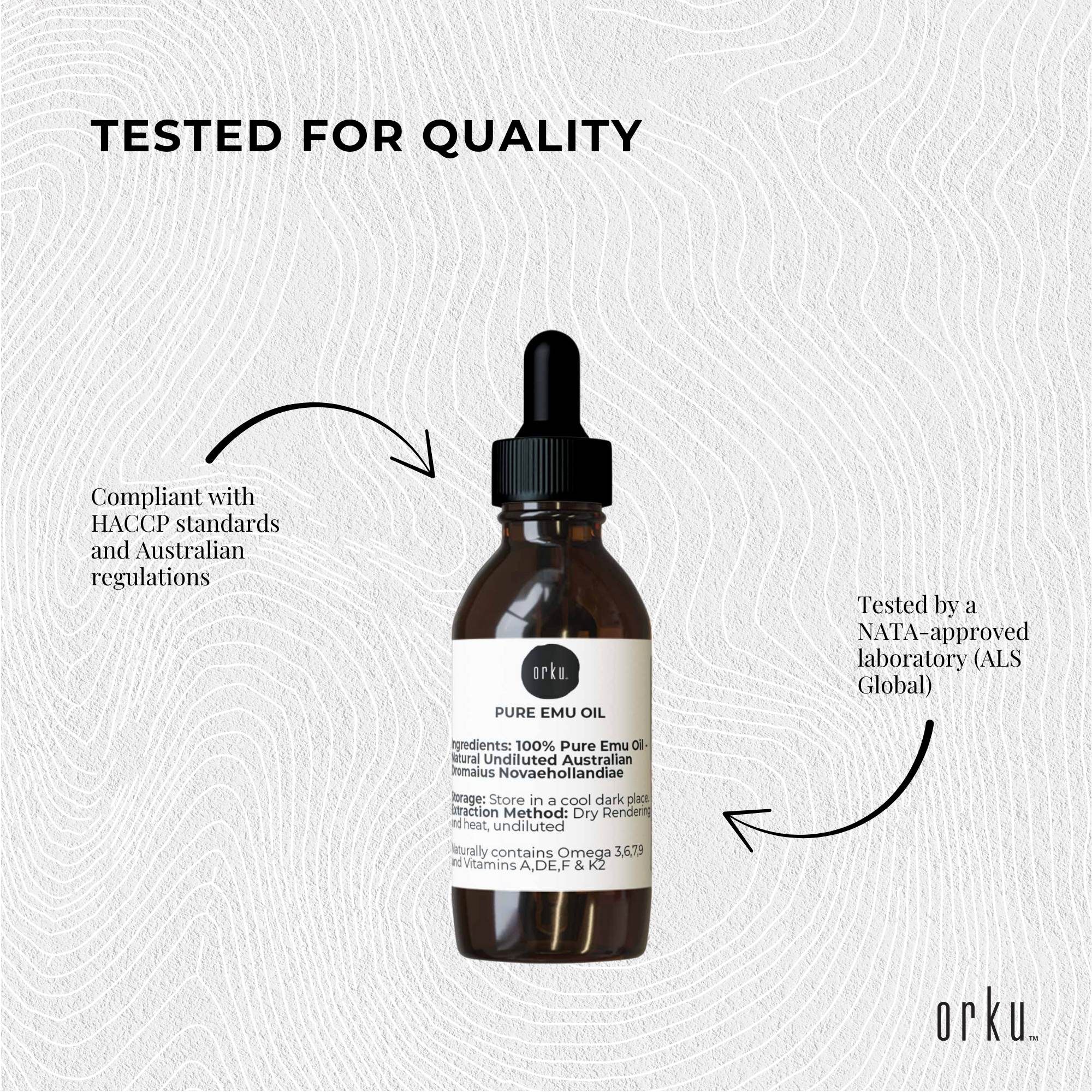 Orku 25ml Pure Emu Oil with Dropper - Undiluted Natural Dromaius Novaehollandiae โ image 6