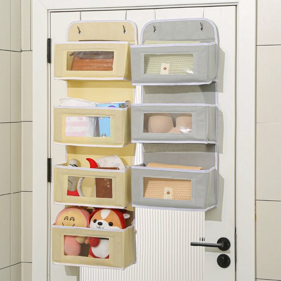 Storage Bag - Door Storage Bag - Large Capacity - Multi-Layer - Toys - Miscellaneous - Storage Bag - Student Dorm Storage Rack - 2 Layers โ image 2