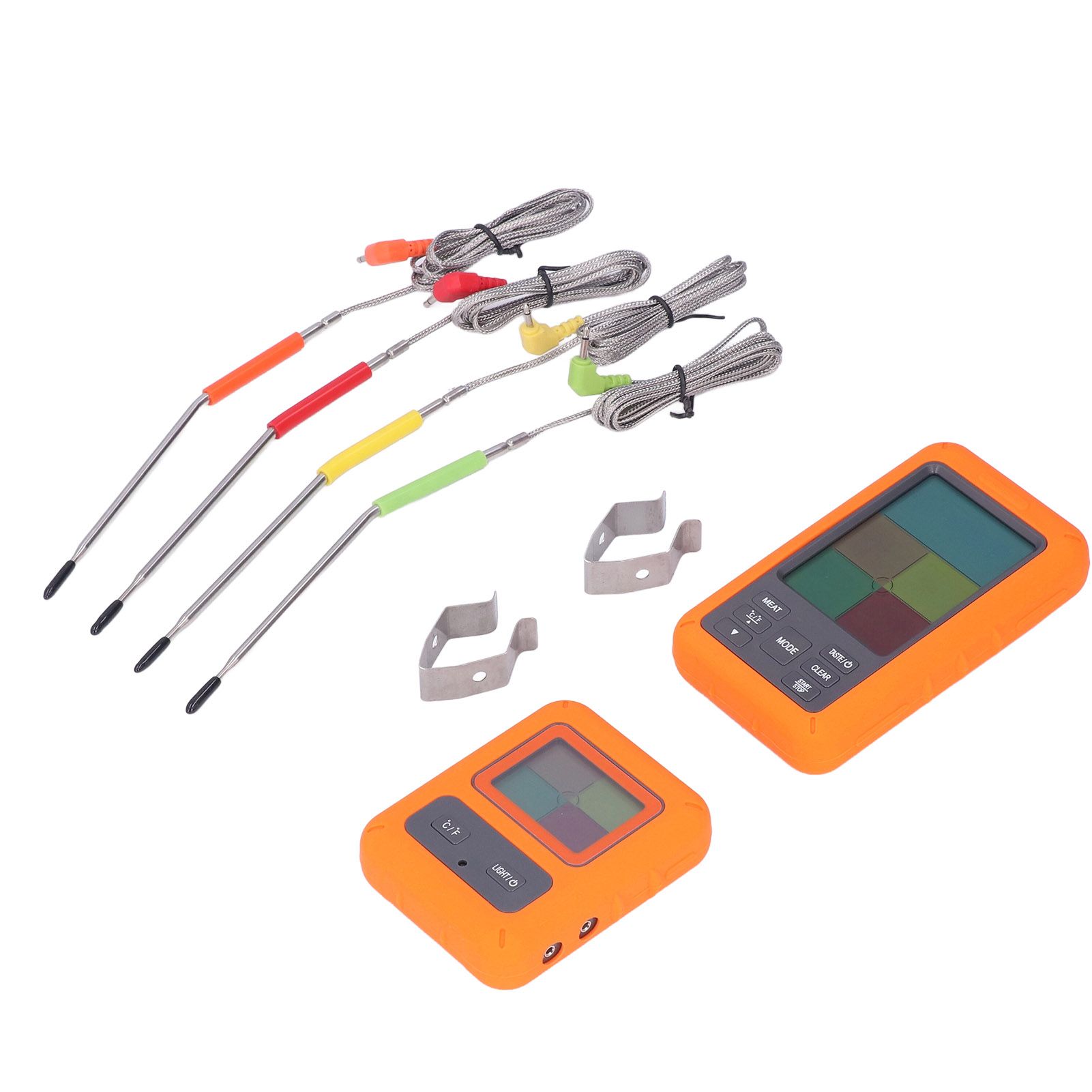 Wireless Meat Thermometer Digital BBQ Thermometer with 4 Probes for Kitchen Cooking Oven Grilling Smoking — image 2