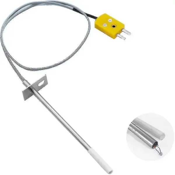 Temperature Probe Replacement for Masterbuilt Gravity Series 560, 800 and 1050, Stainless Steel Grill Sensor for Digital Smokers