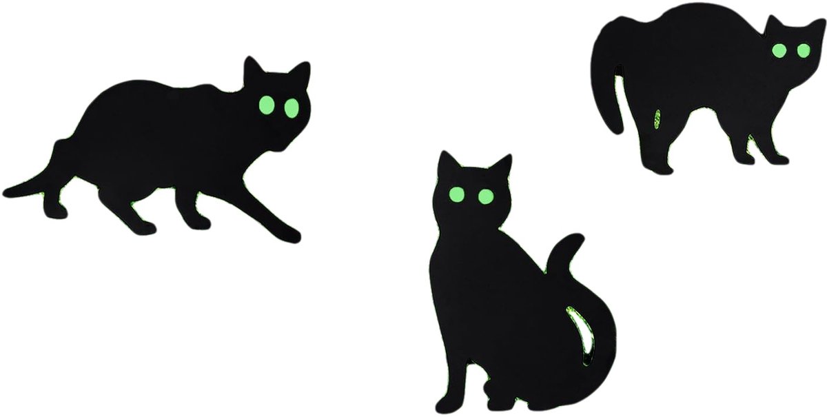 Halloween - 3-piece - Halloween Decoration - Black Cat - Yard Signs Decorations - Scary Halloween Garden Signs - Garden Decoration - Outdoor Decor - for Home /