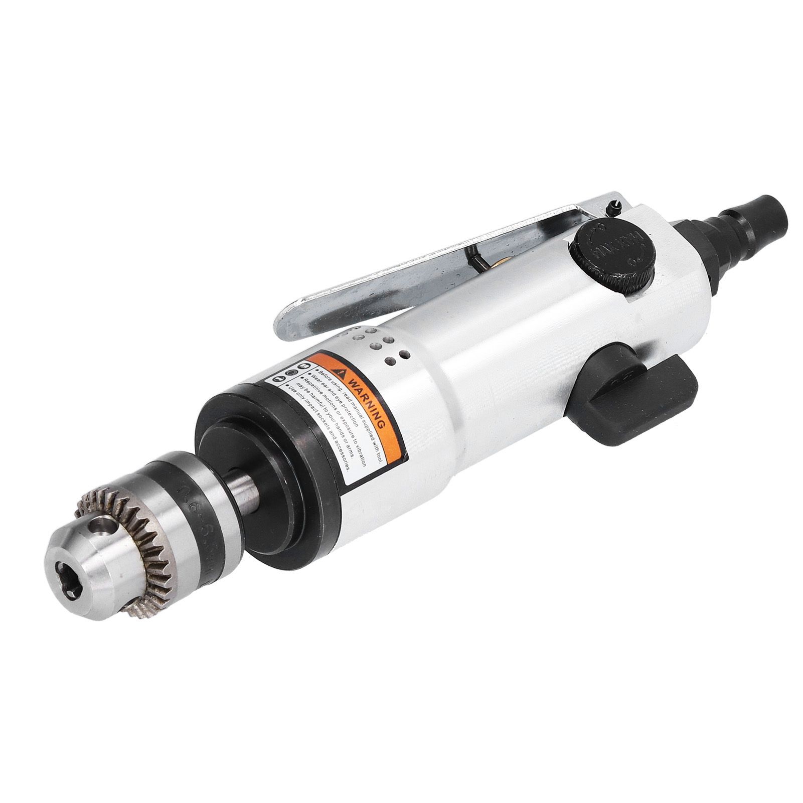 3/8in Chuck Pneumatic Drill StraightType Multifunctional RustProof Durable Industrial Air Drill — image 2