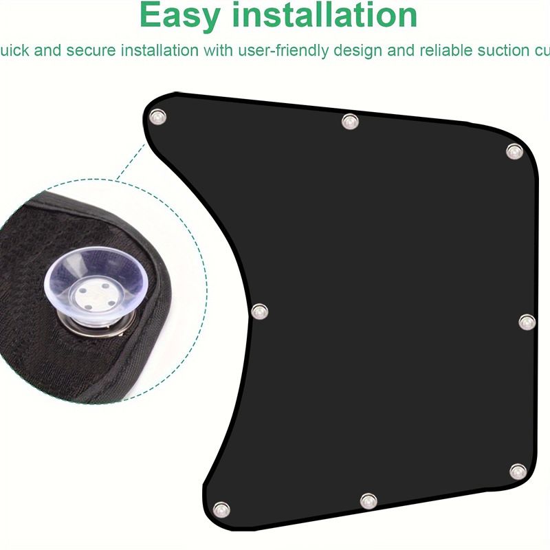 2 Pack Semi Truck Window Shades, Universal Truck Side Window Sun Shade RV Glare Shield Accessories โ image 5