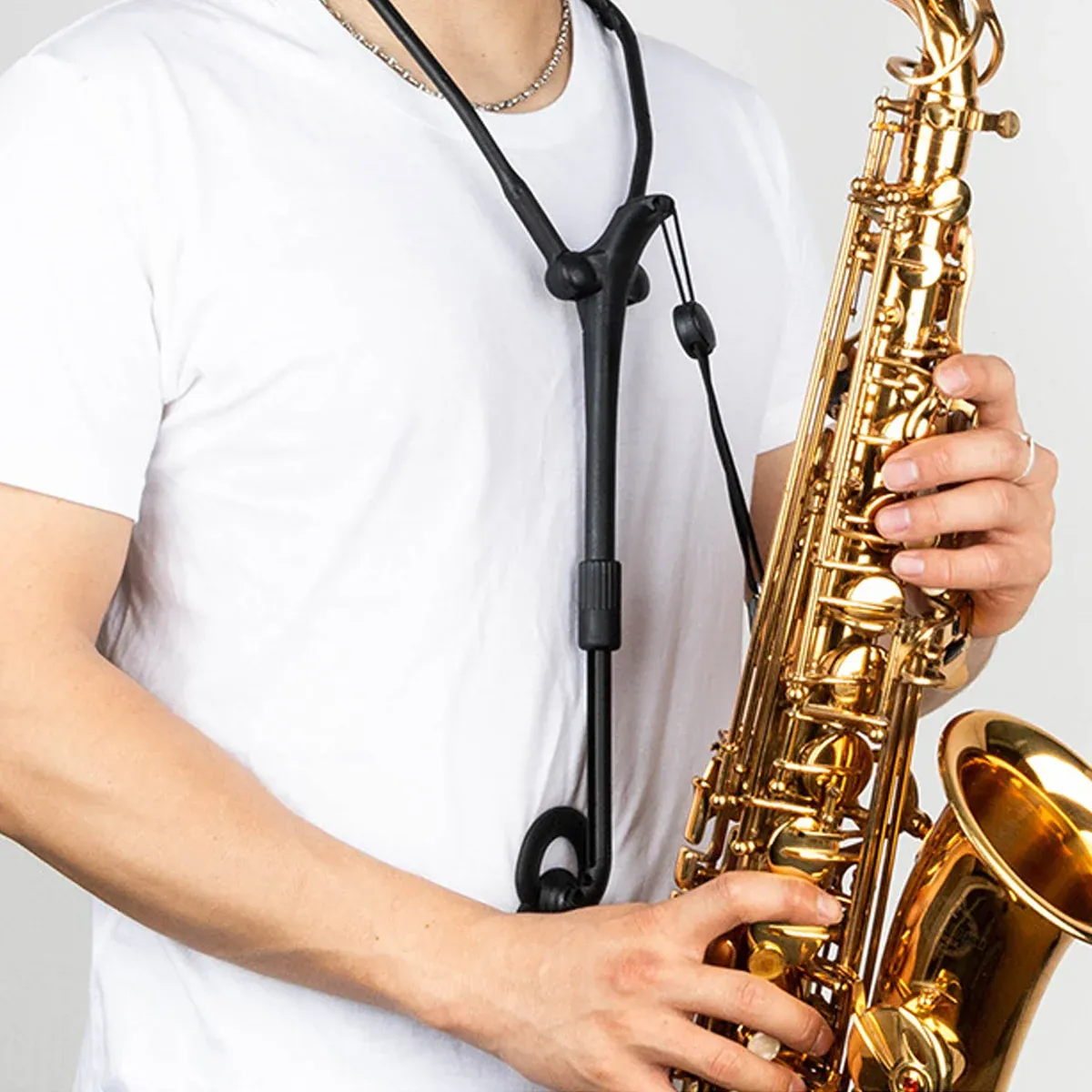 Saxophone Strap Double Shoulder Adjustable Neck Hanging Strap For Musician Use β image 5