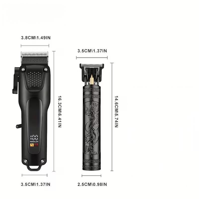 electric hair clipper two-piece set features a trendy and convenient design to meet the needs of family haircuts. It is safe and easy to operate โ image 6