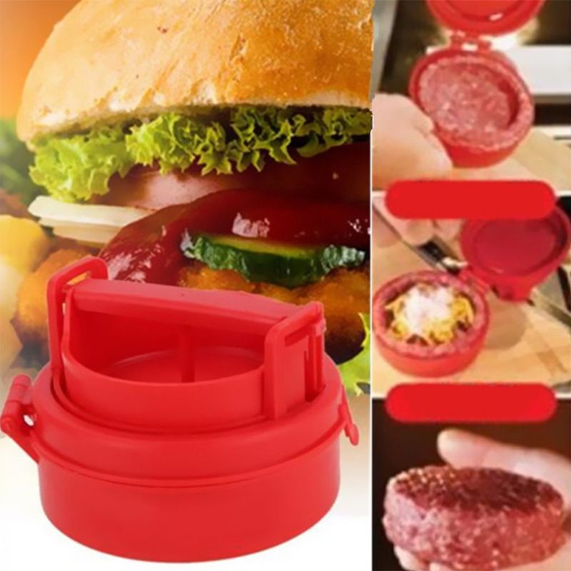 Kitchen Mould Manual Hamburger Forms Press Burger Patties Maker Press Cutlets Stuffed Hamburger Mold Grill Kitchen Tools Gadgets — image 2