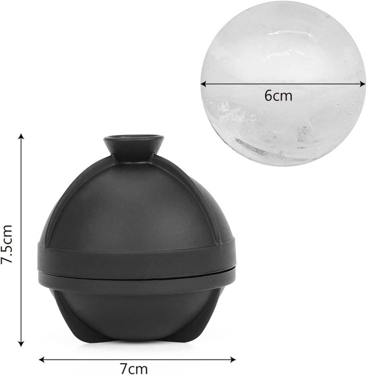 Ice Popsicle Moulds,Food Grade Summer Ice Ball Maker Sphere Mould Ice Cube DIY Tool Silicone Ice Cream Mold Kitchen Tools Molds โ image 2