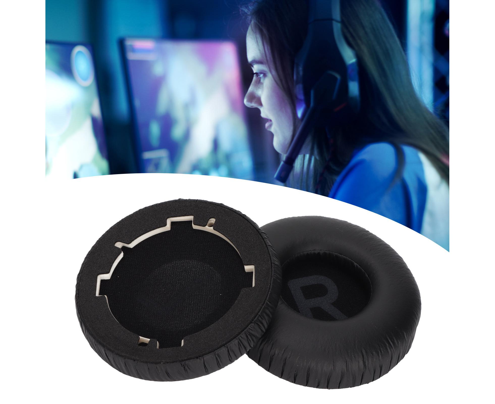 Earphone Ear Cushion Pads for Tune600 BTNC T500BT T450 T450BT JR300BT Headphones Black — image 4