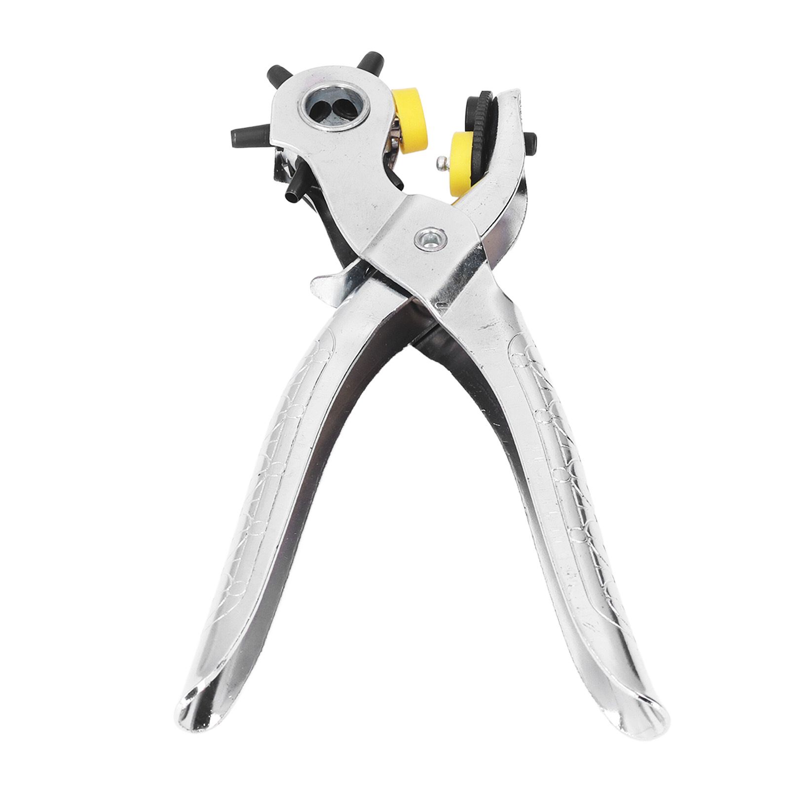 8in Belt Hole Puncher Stainless Steel Sturdy Durable Ergonomic Design Effort Saving Heat Treatment Leather Hole Punch — image 2