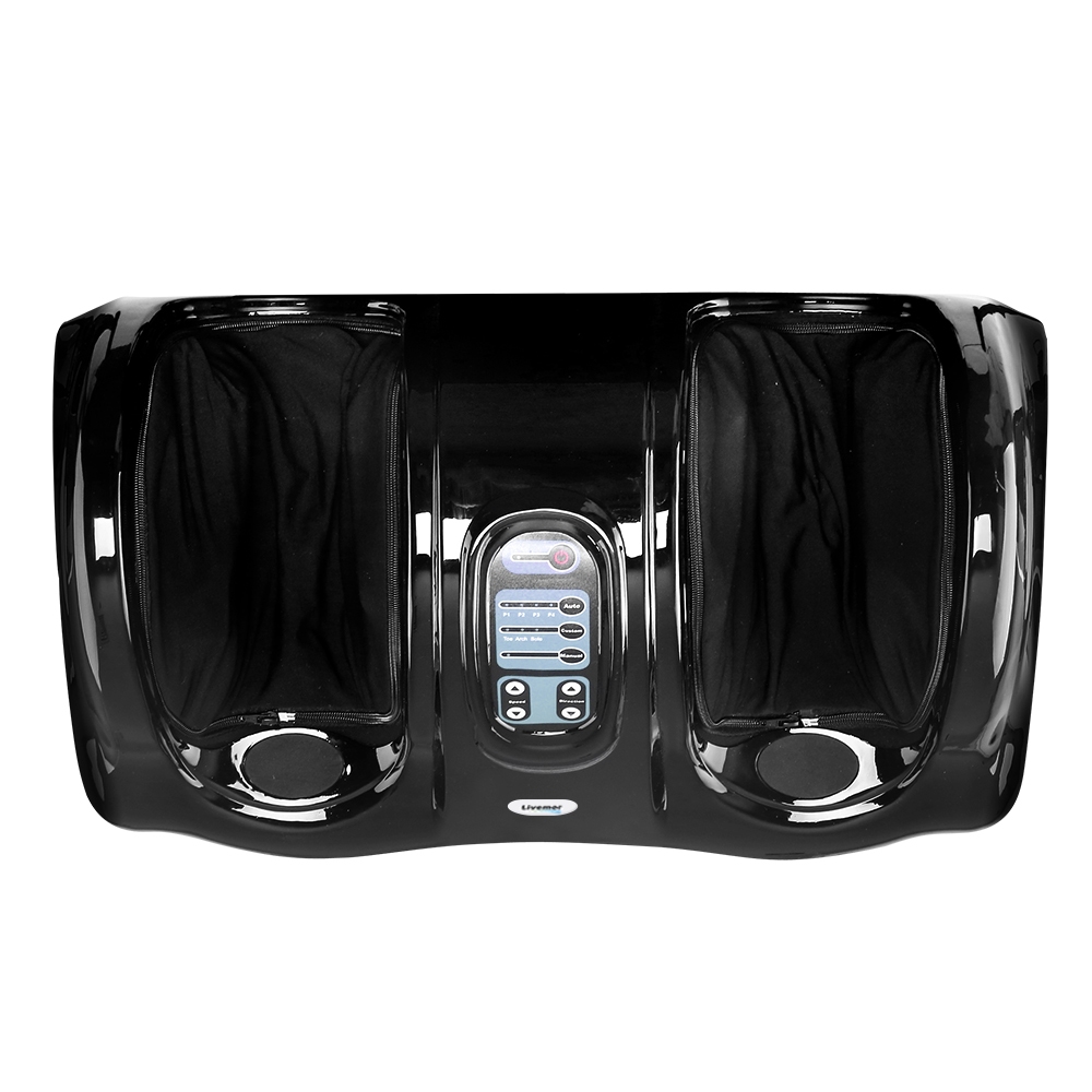 Livemor Foot Massager Shiatsu Massagers Electric Remote Roller Kneading Black — image 3