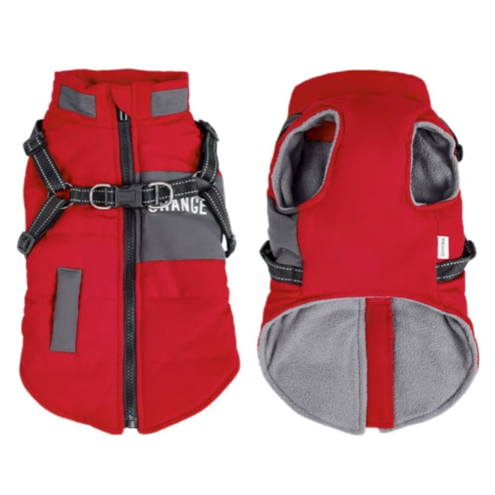 Warm Soft Winter Dog Vest Jacket with Stand Collar, Wind and Waterproof, Multiple Colors, S M L XL