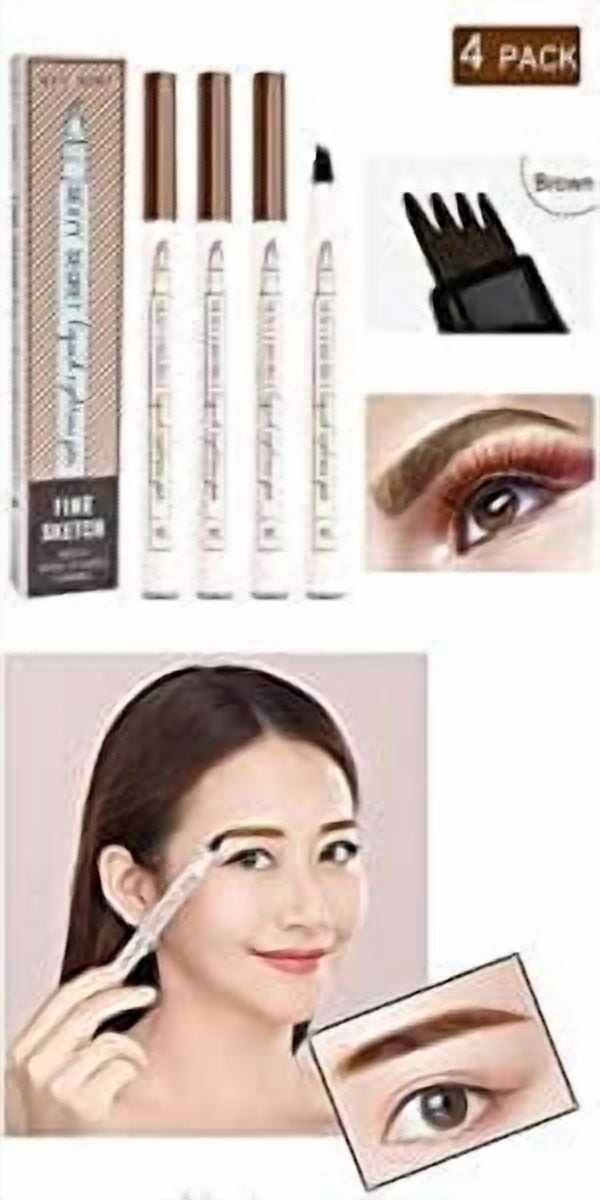 Eyebrow Stencils, Eyebrow Template, 8 Styles Reusable Eyebrow Stencil โ image 4