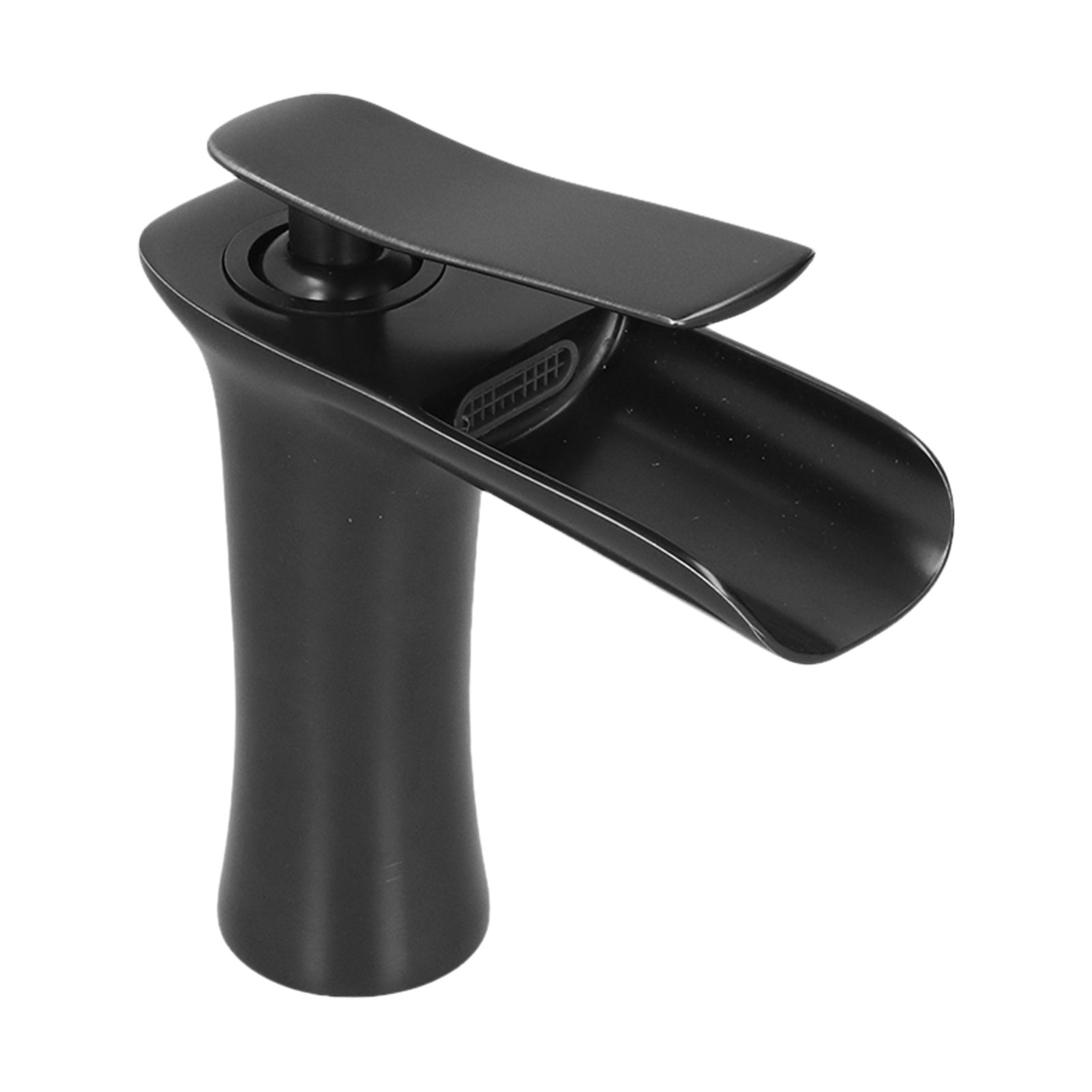 G1/2 Sink Faucet Copper Waterfall Water Tap Black Bathroom Basin Hot Cold Faucet for Kitchen Toilet โ image 6