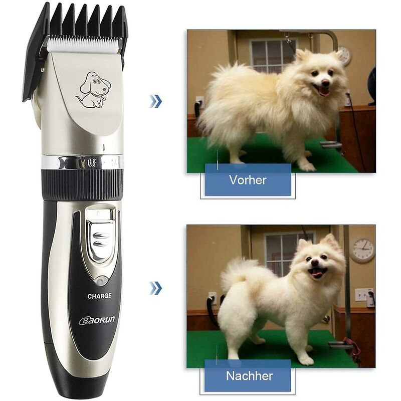 Professional Dog Cat Clipper Animal Clipper Professional Clipper For Dog And Cat Ceramic Blades Rechargeable Wire With — image 3