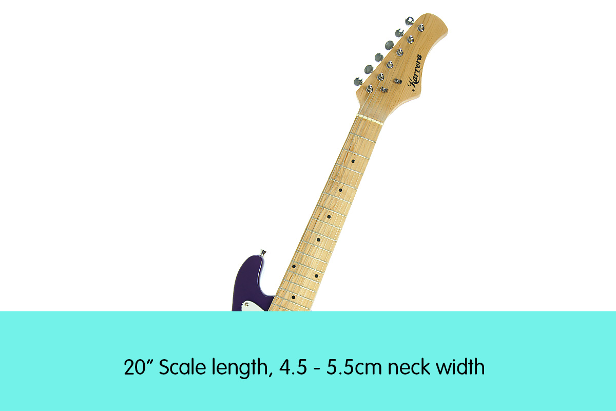 Karrera Electric Childrens Guitar Kids - Purple — image 4