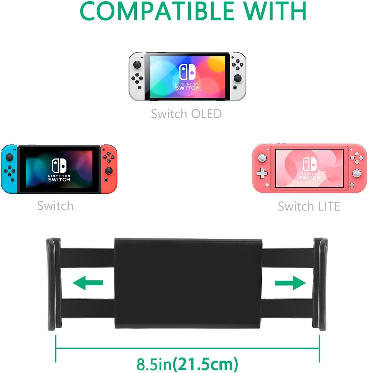 Car Phone Holders - Phone Holder - Back Seat - Adjustable Phone Holder - Back Seat Phone Holder - Universal Car Phone Holder - Black — image 3