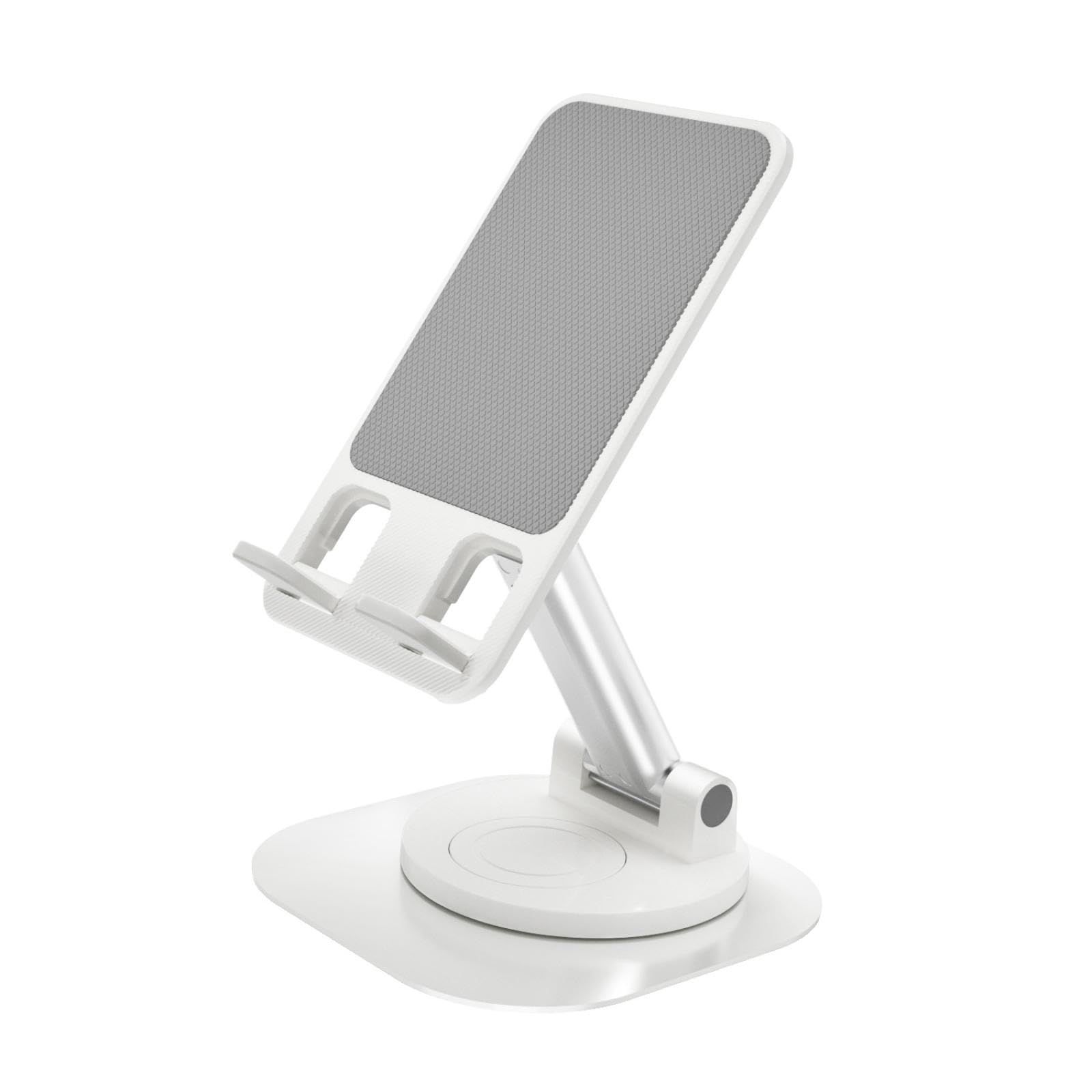 2pc Cell Phone Stand, Fully Foldable Phone Holder for Desk, Desktop Mobile Phone Cradle Dock Compatible