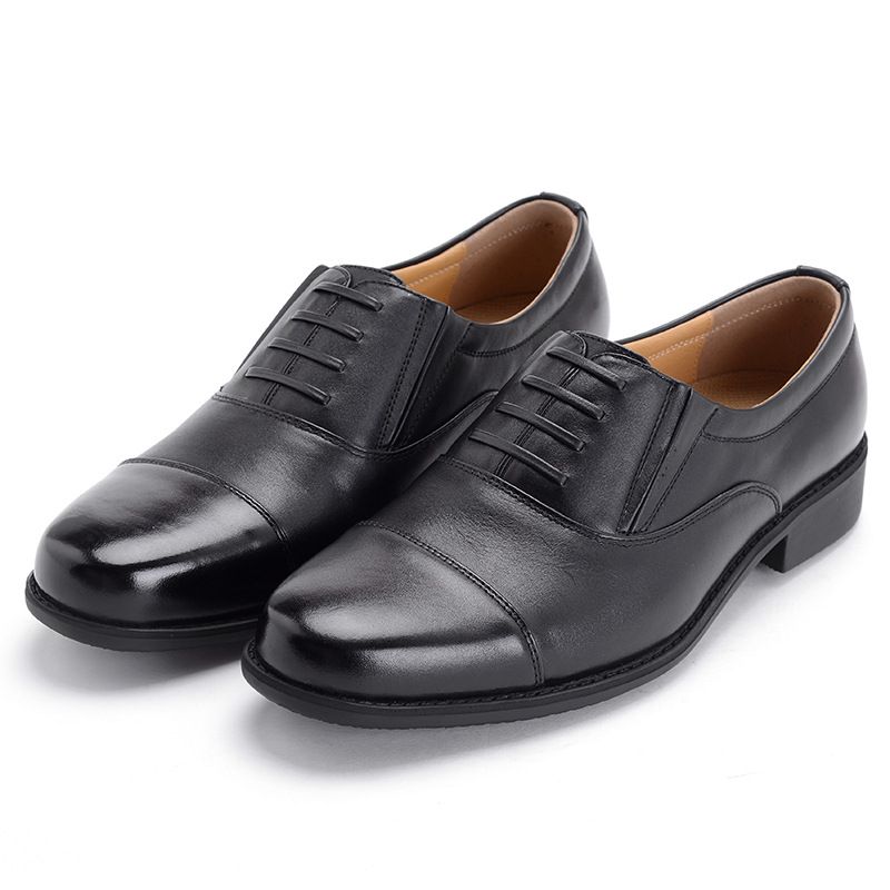 3515 Men Genuine Leather Business Lace Up Shoes Black 46 โ image 5