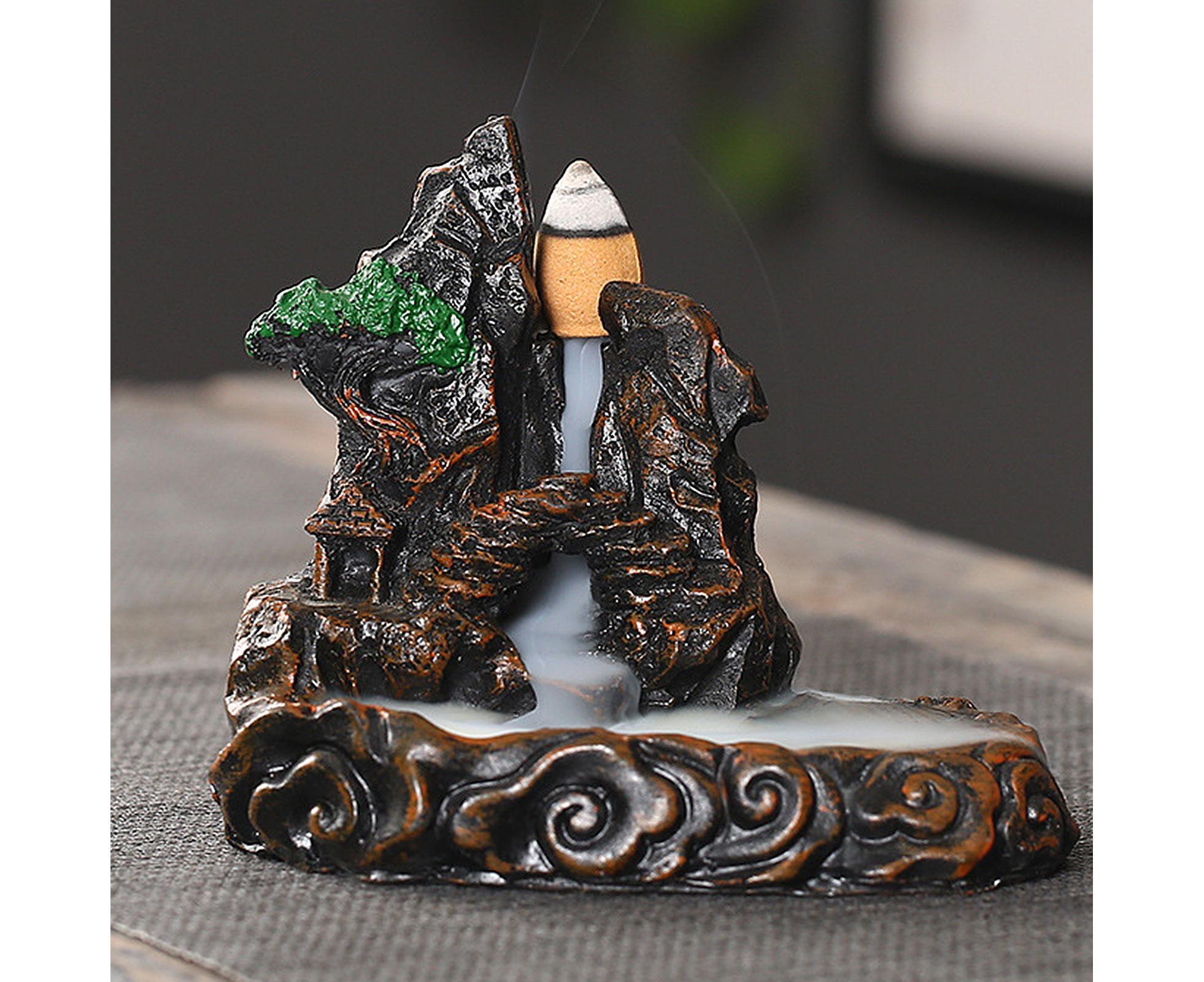 Resin Mountains Rivers Incense Burners Holder Censer Aromatherapy Home Decor- 12 โ image 4