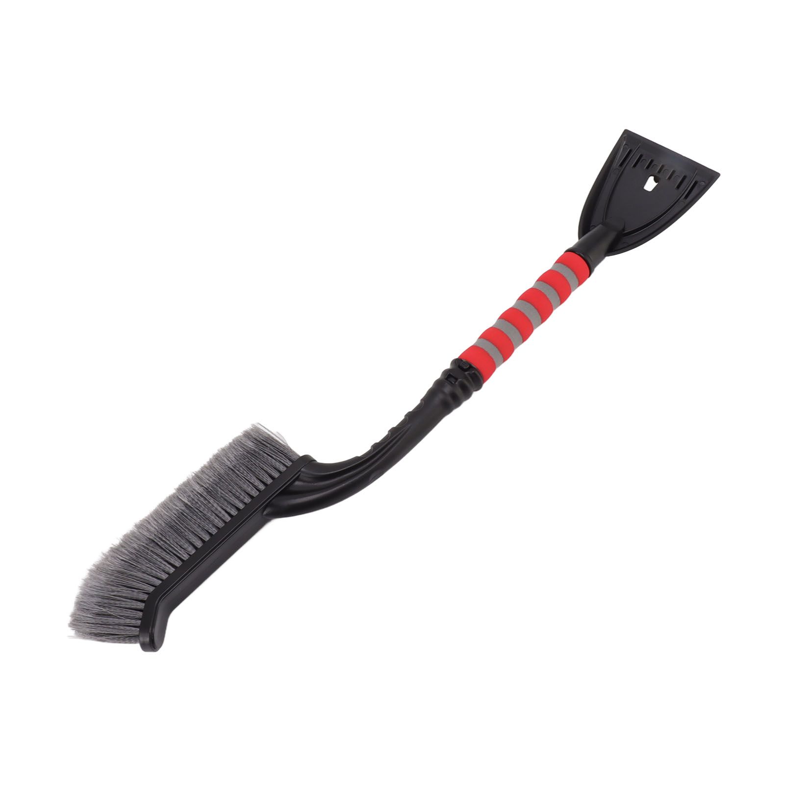 Snow Brush Detachable Ice Scraper Snow Removal Tool with Ergonomic Foam Grip for Cars Trucks Gray Red โ image 2