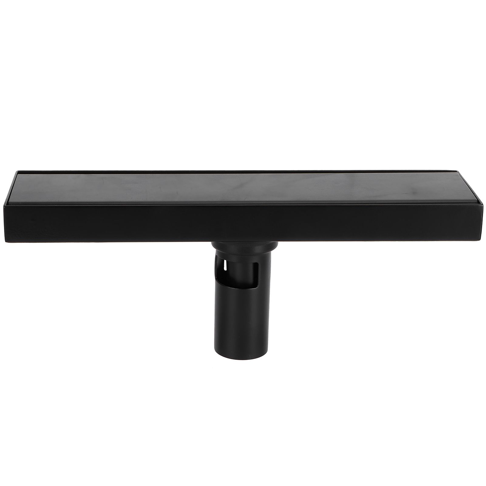 Floor Drain Set 304 Stainless Steel Linear Rectangular Shower Drain Matte Black 30cm — image 4