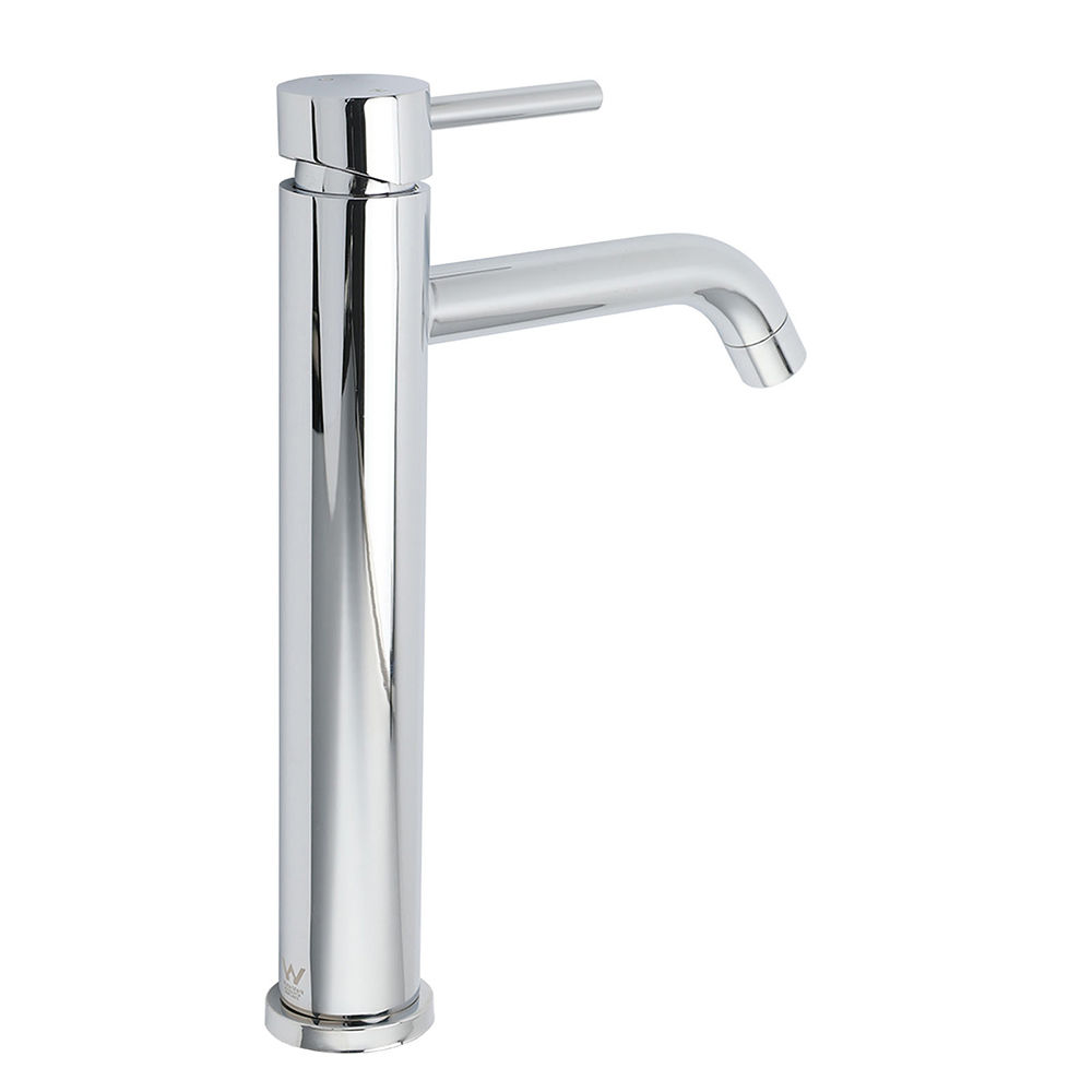 WELS Chrome Tall Basin Kitchen Laundry Mixer Vanity Sink Faucet Tap Curve Outlet โ image 3