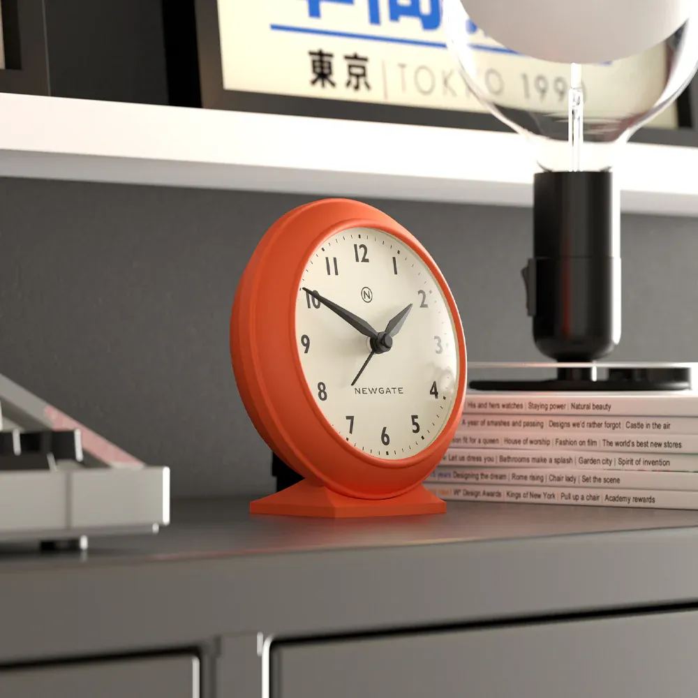 Newgate Pacific Mantel Clock-Pumpkin Orange — image 4
